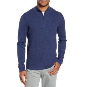 ZACHARY PRELL Higgins Quarter Zip  Pullover Sweater